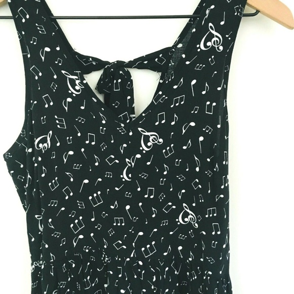 Hot Topic Musical Note Printed Dress - Picture 2 of 5